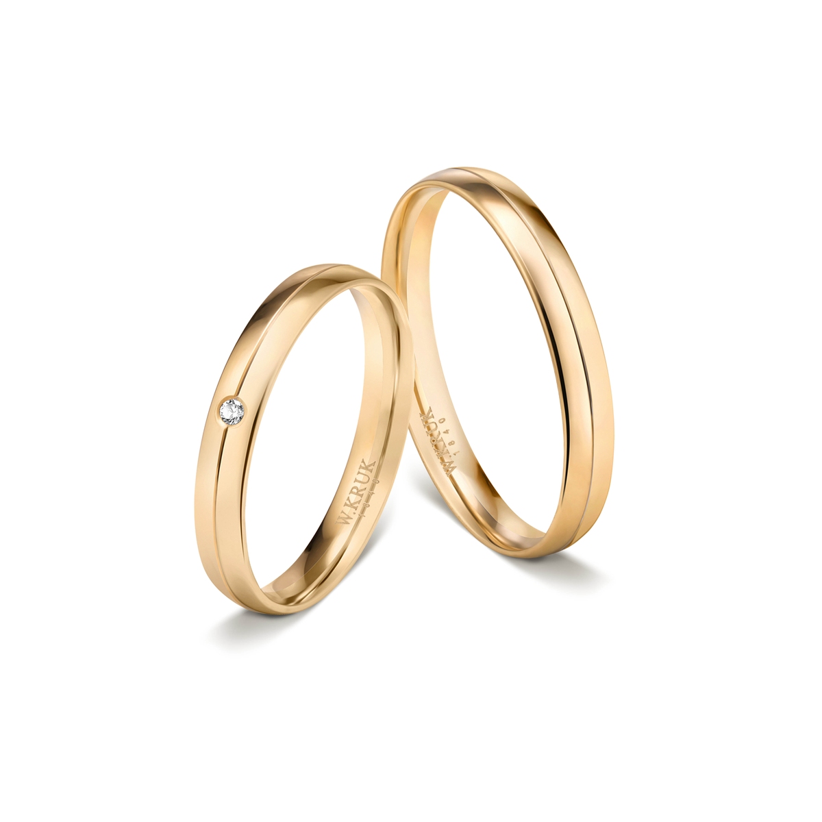 Obrączka złota SACRUM damska