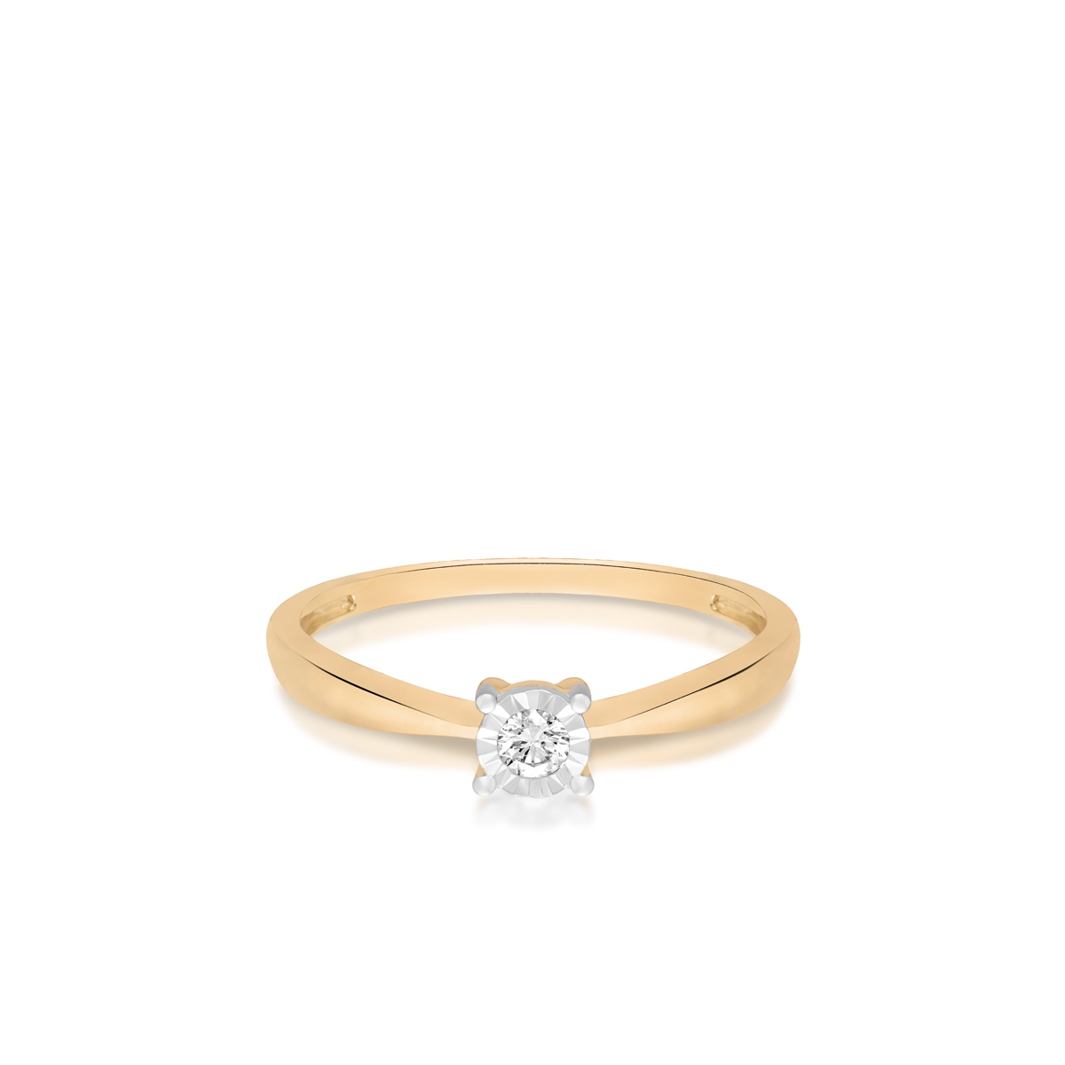 Pierścionek z brylantem