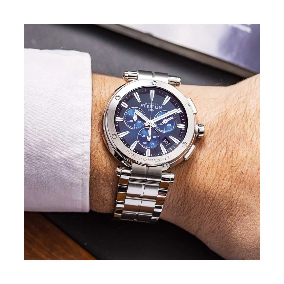 ZEGAREK HERBELIN NEWPORT CHRONOGRAPH