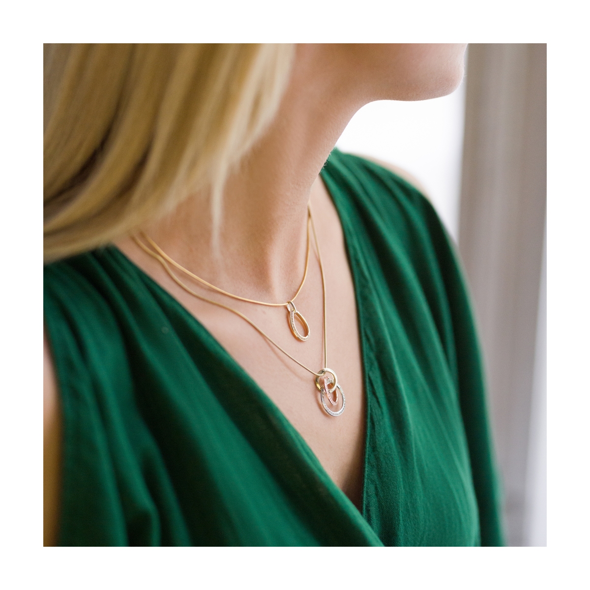 Wisiorek złoty W.KRUK