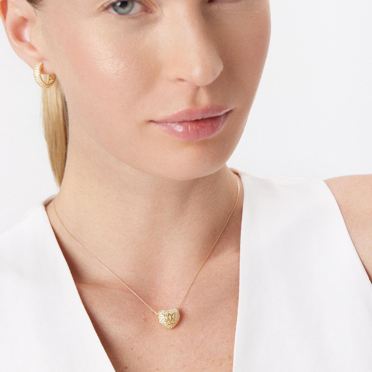 Zawieszka srebrna z cyrkoniami Emblems