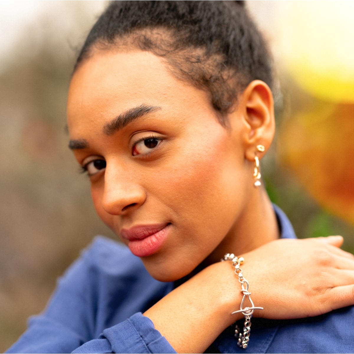 Bransoleta srebrna Felicita