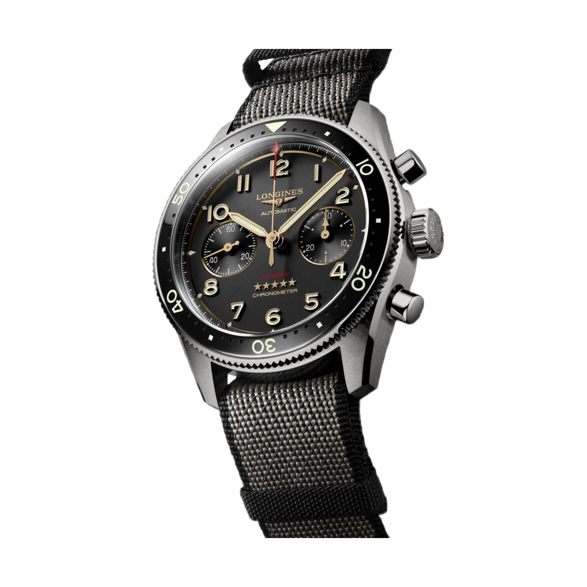 LONGINES SPIRIT FLYBACK TITANIUM