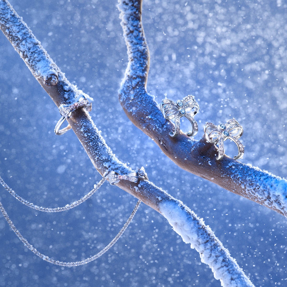 Kolczyki srebrne Balerina