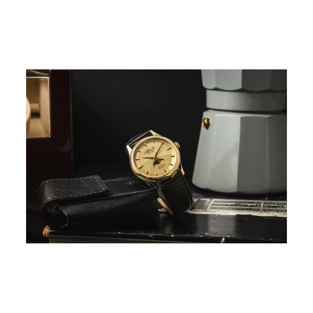 ZEGAREK ATLANTIC SEAGOLD MOONPHASE LIMITED EDITION