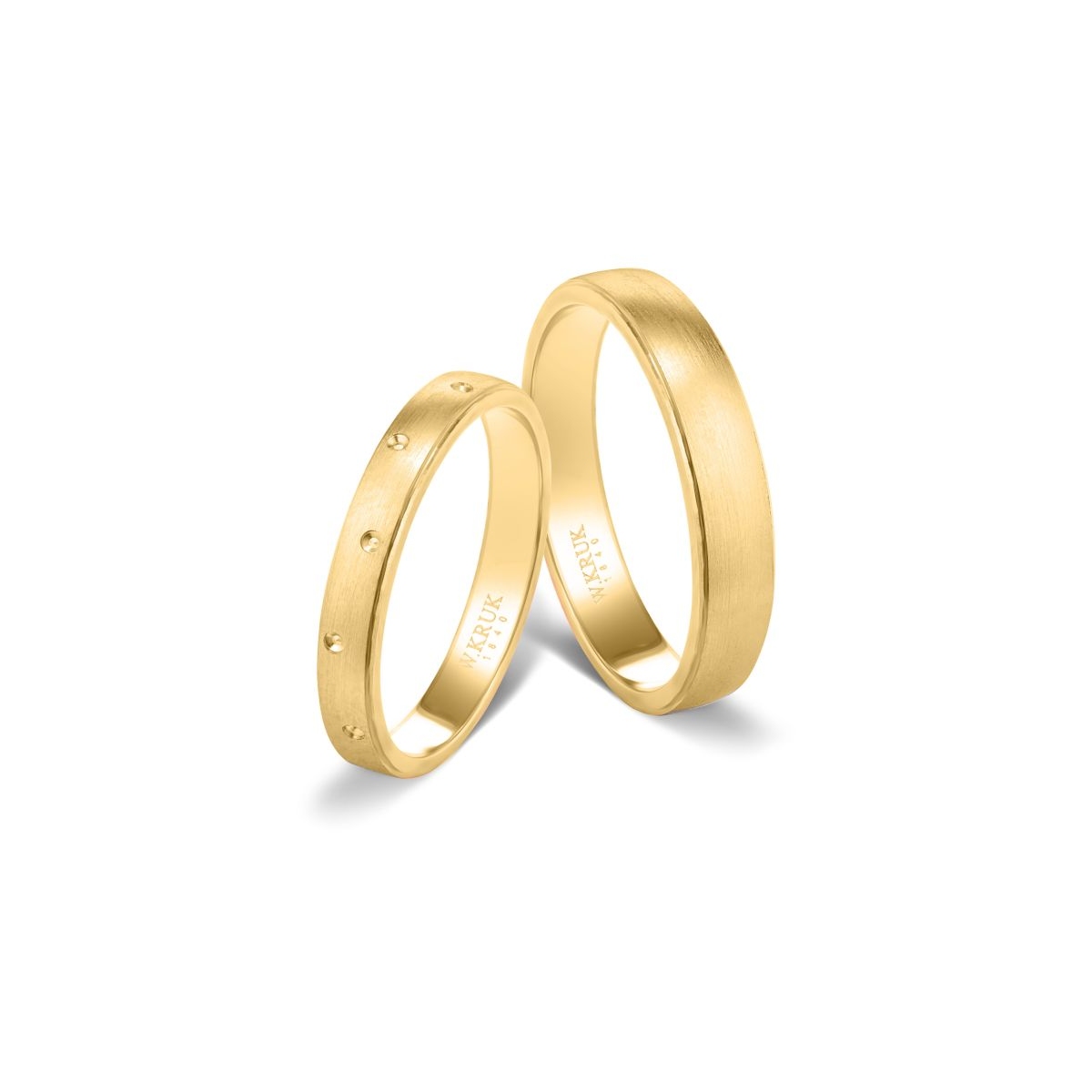 Obrączka złota GRASO damska