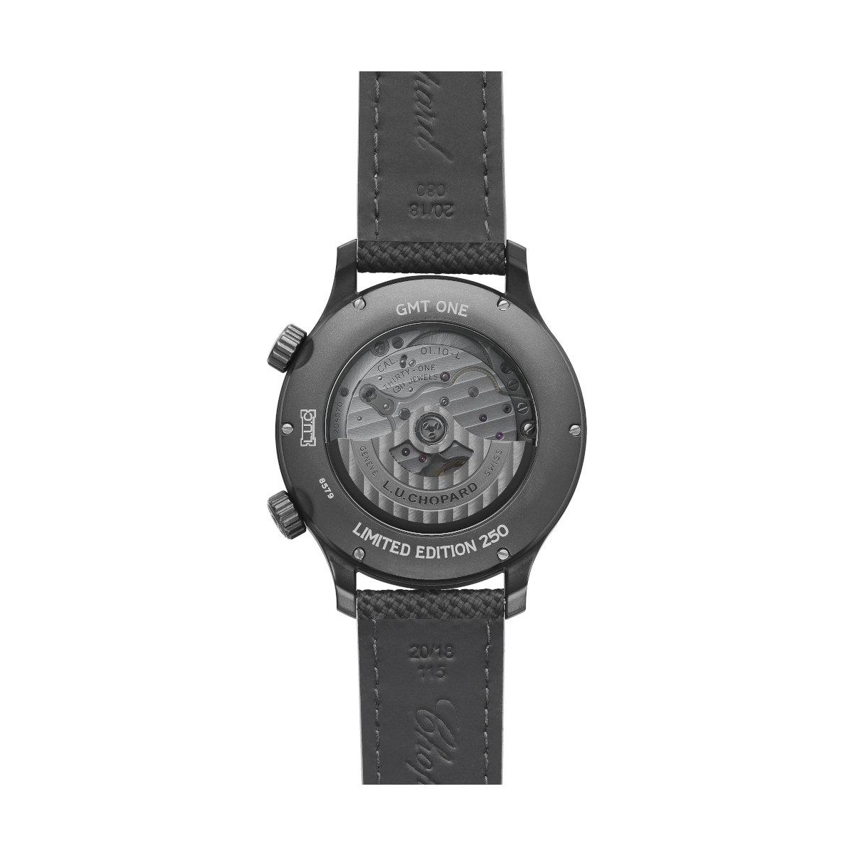 ZEGAREK CHOPARD L.U.C GMT ONE BLACK