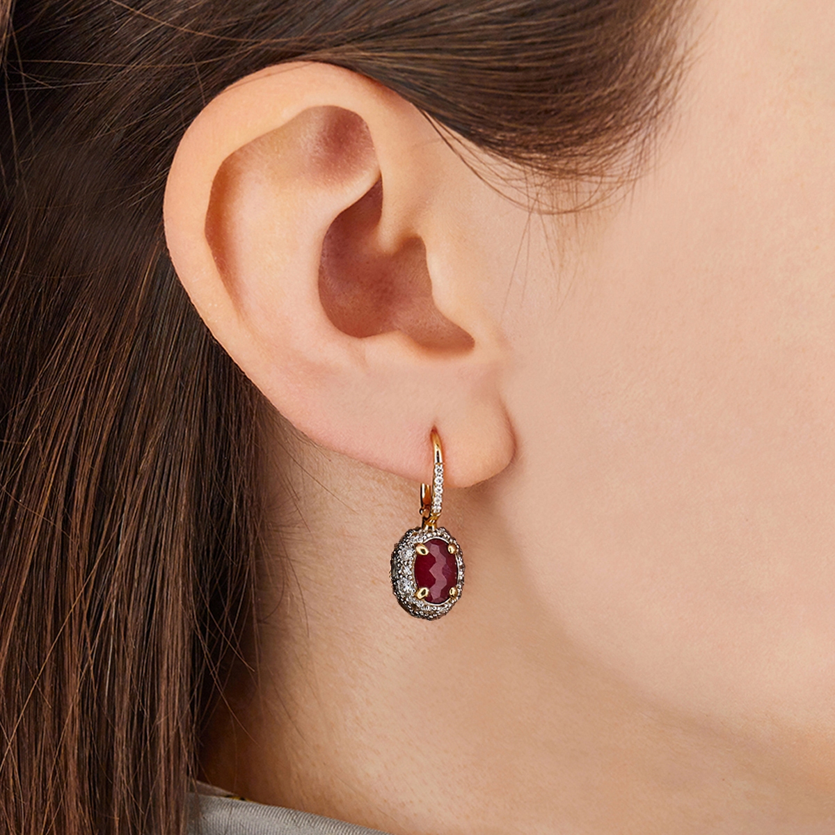 Kolczyki złote Nanis