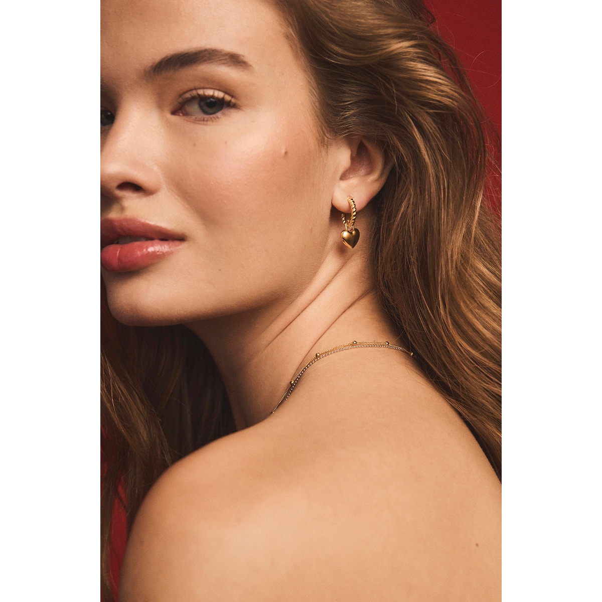 Kolczyki srebrne Czułość