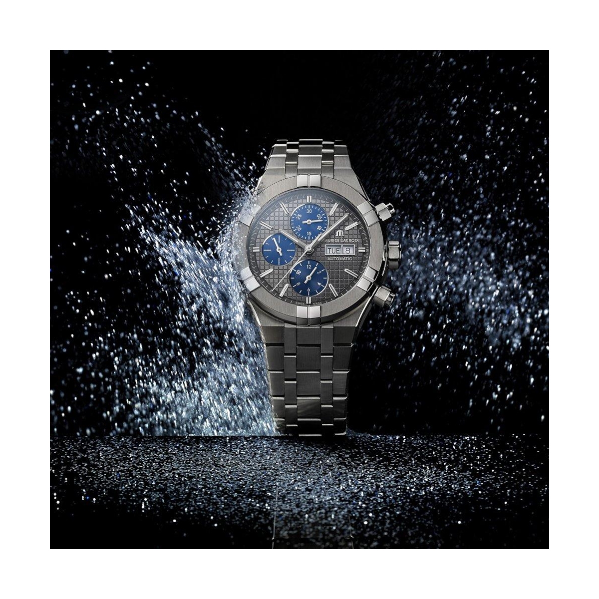 ZEGAREK MAURICE LACROIX AIKON AUTOMATIC TITANIUM CHRONOGRAPH