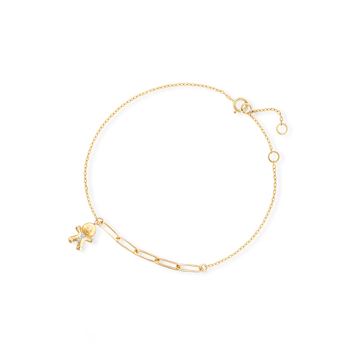 Bransoleta złota z pierniczkiem Holy