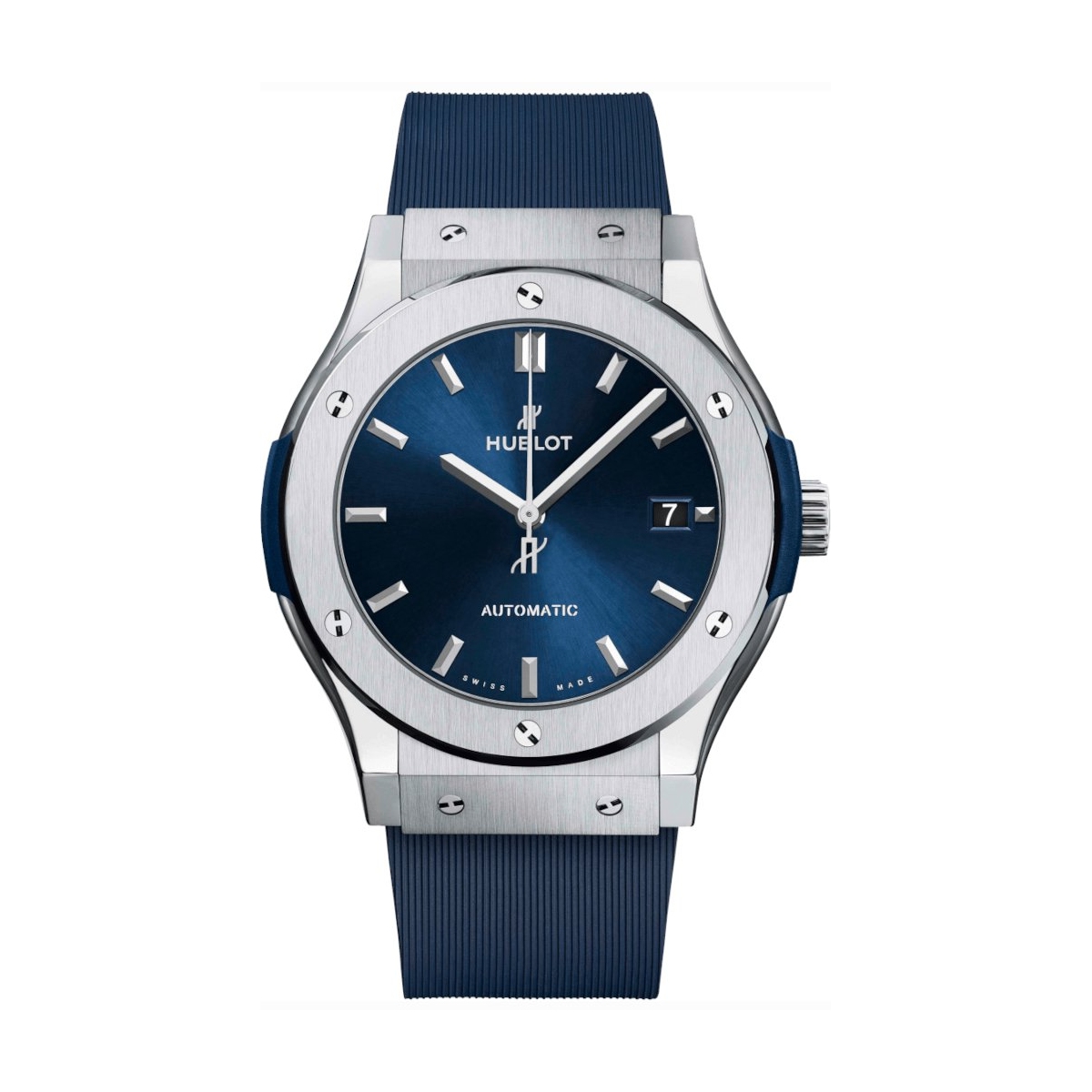 ZEGAREK HUBLOT CLASSIC FUSION TITANIUM BLUE