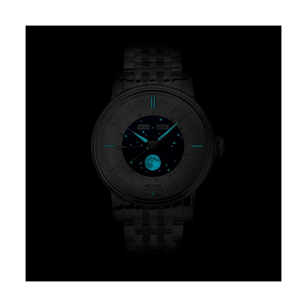 ZEGAREK EPOS ARTISTRY 3439 BM CLASSIC AUTOMATIC MOONPHASE