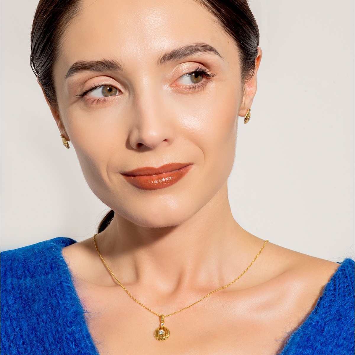 Komplet Prążkowy Paw