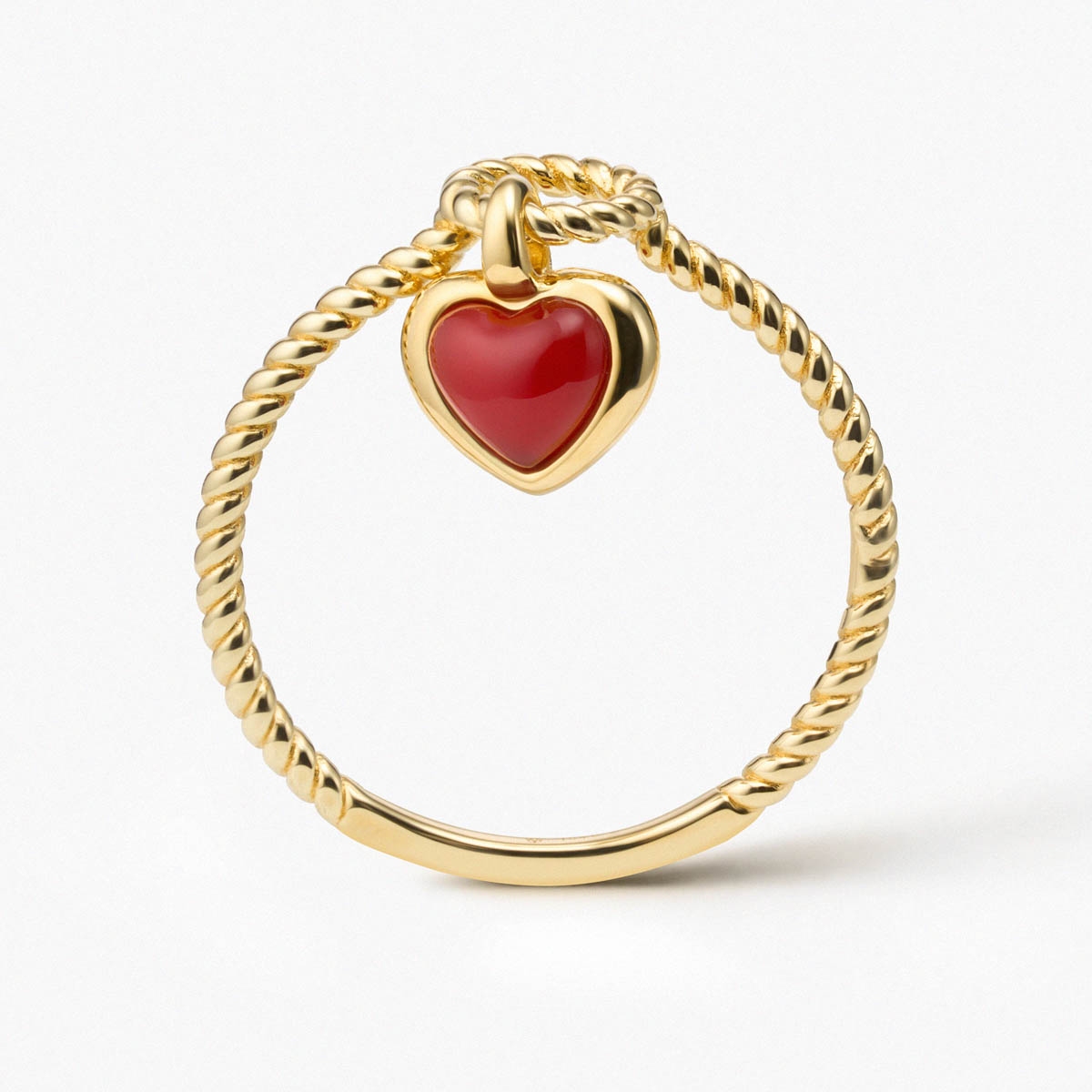 Pierścionek srebrny Czułość