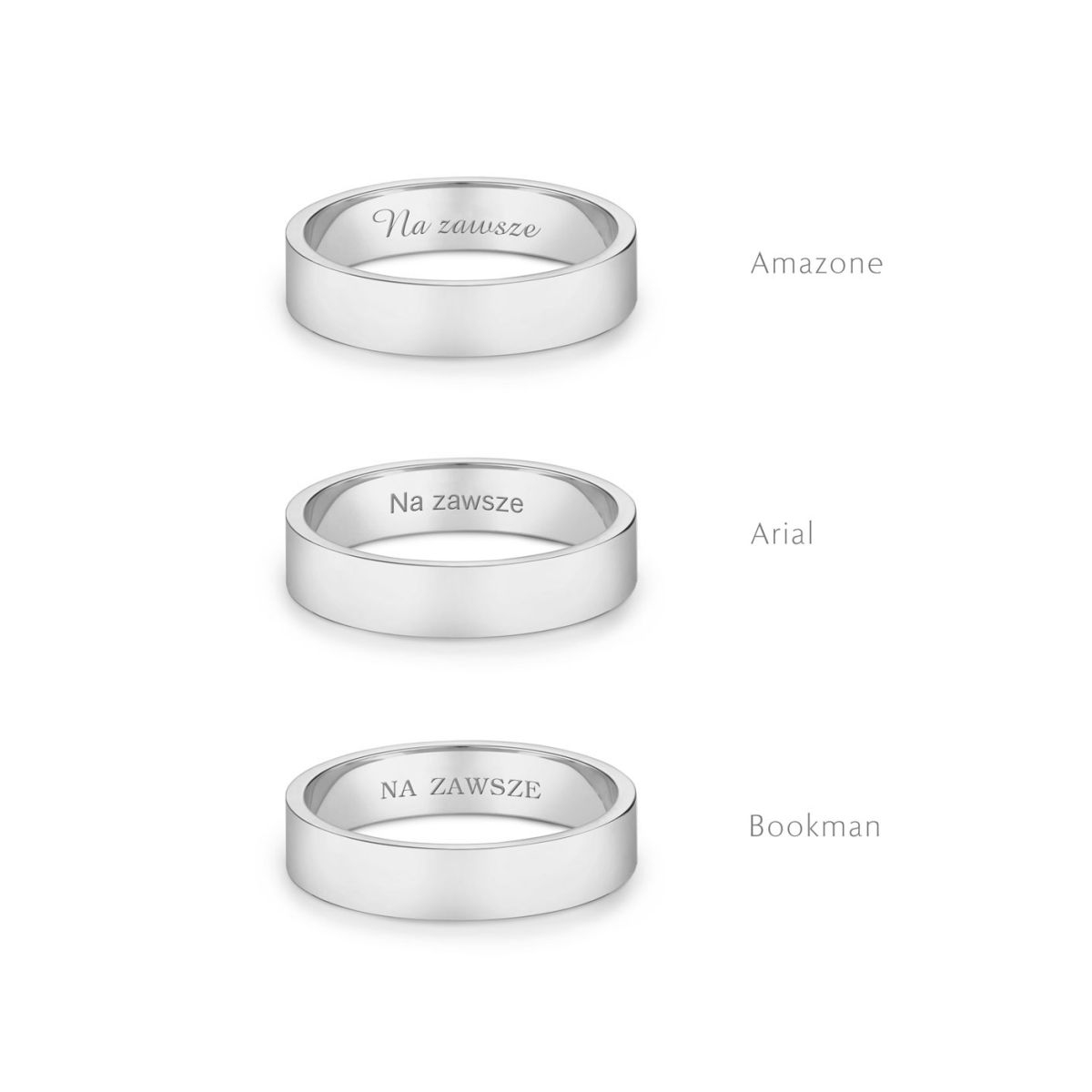 Obrączka złota FROST damska