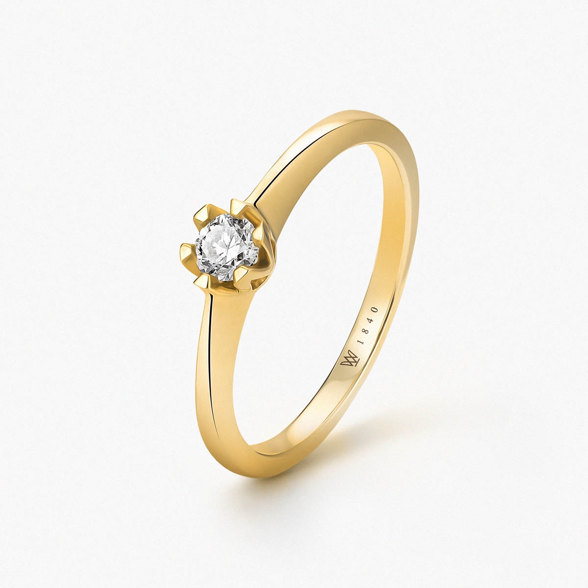 Pierścionek złoty Jedyny