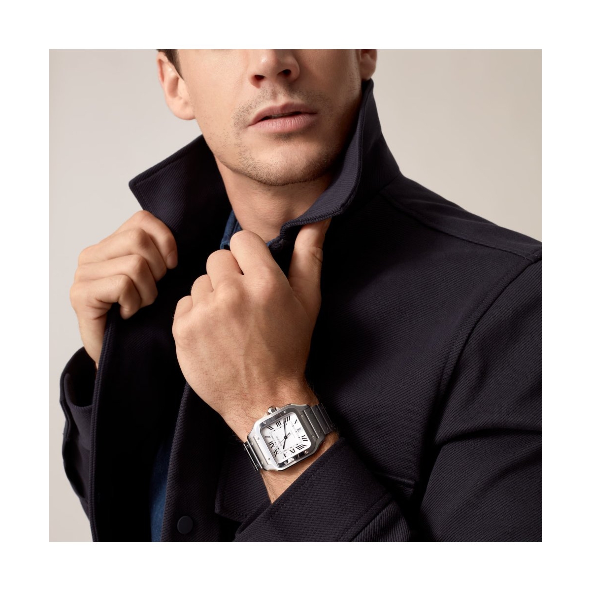 ZEGAREK CARTIER SANTOS DE CARTIER L