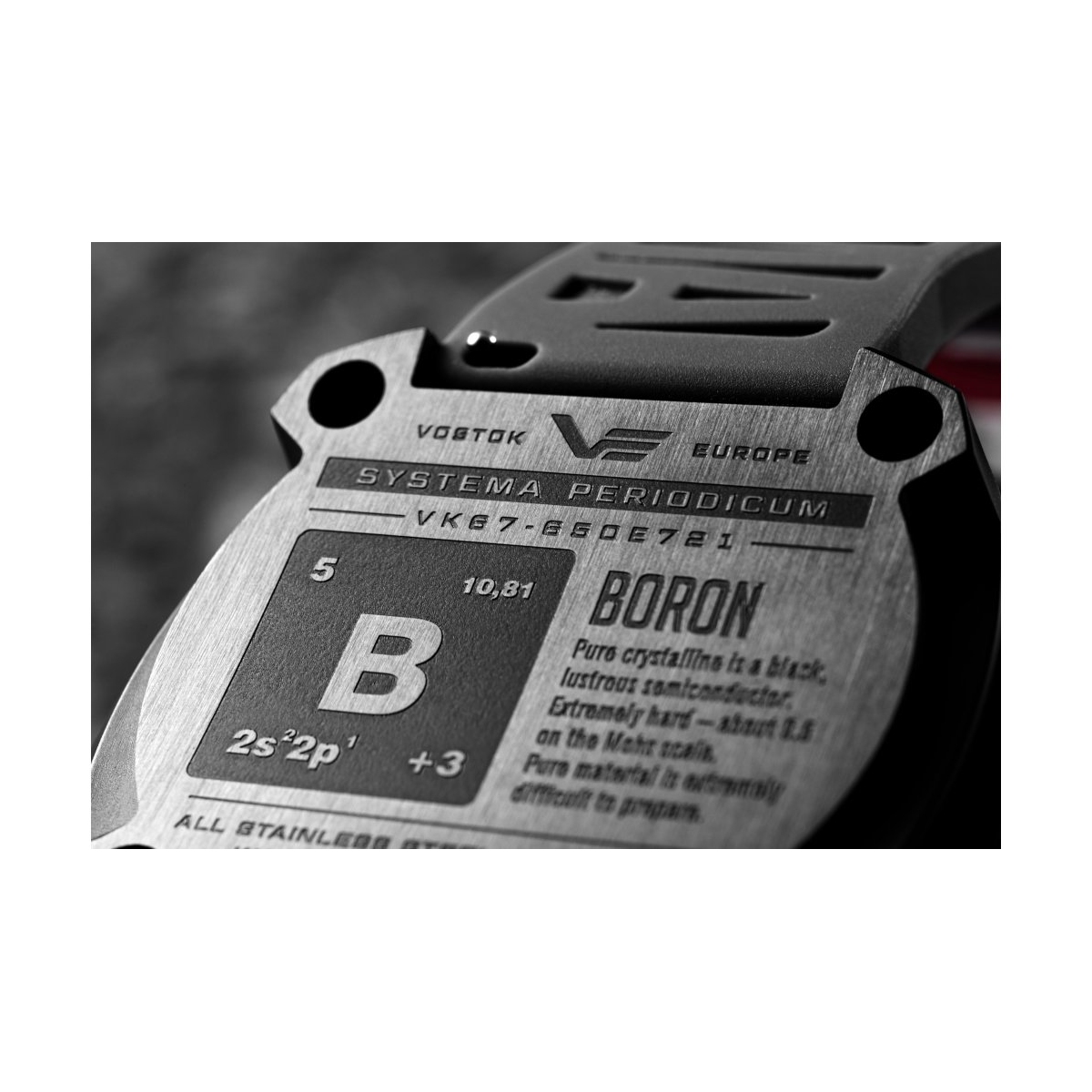 ZEGAREK VOSTOK EUROPE SYSTEMA PERIODICUM BORON