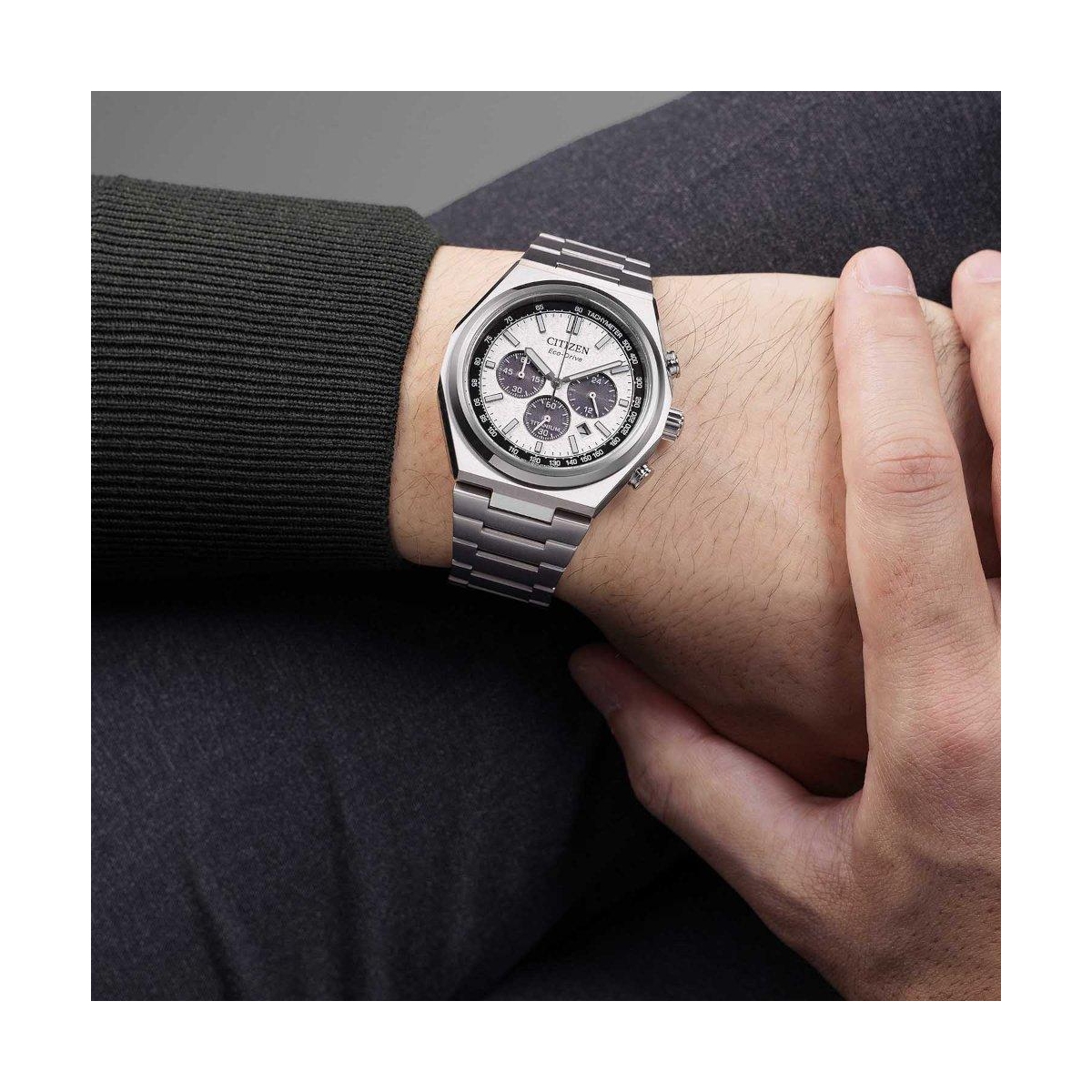 ZEGAREK CITIZEN SUPER TITANIUM ZENSHIN CHRONOGRAPH