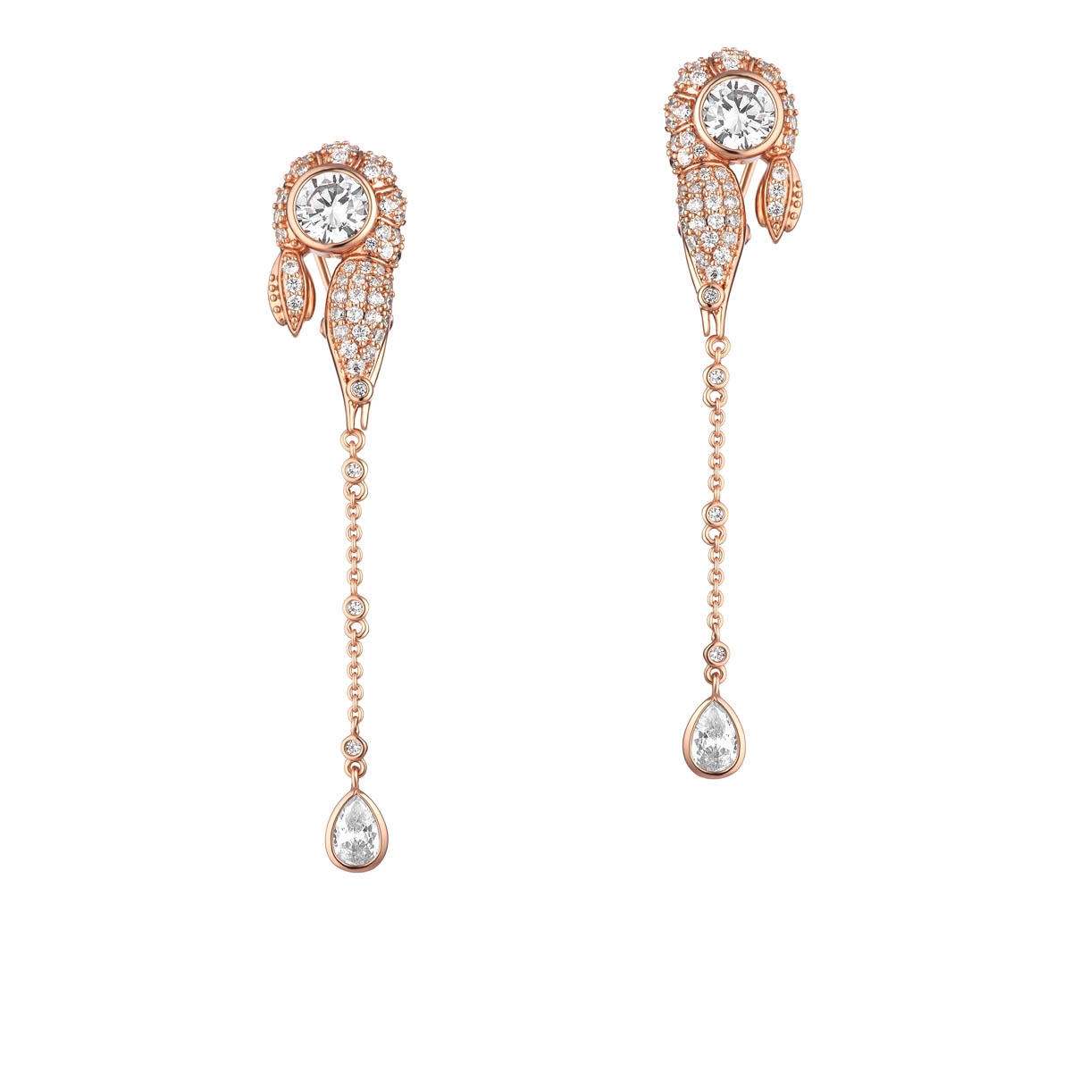 Kolczyki z motywem krewetki Picky Pica Aloha