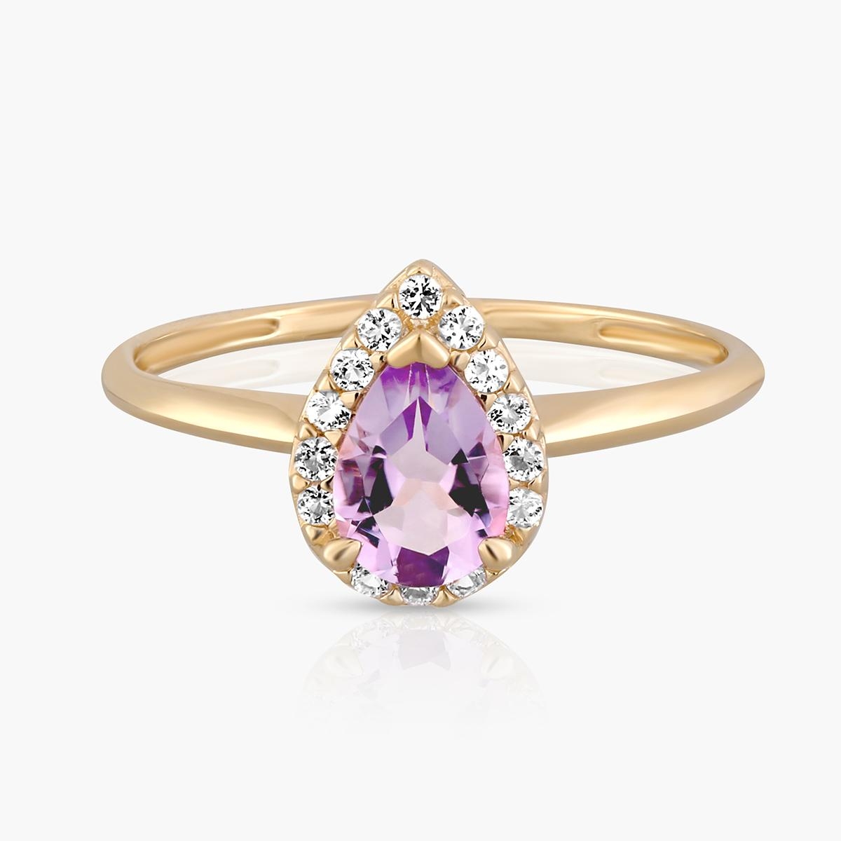 Pierścionek złoty Maria Antonina