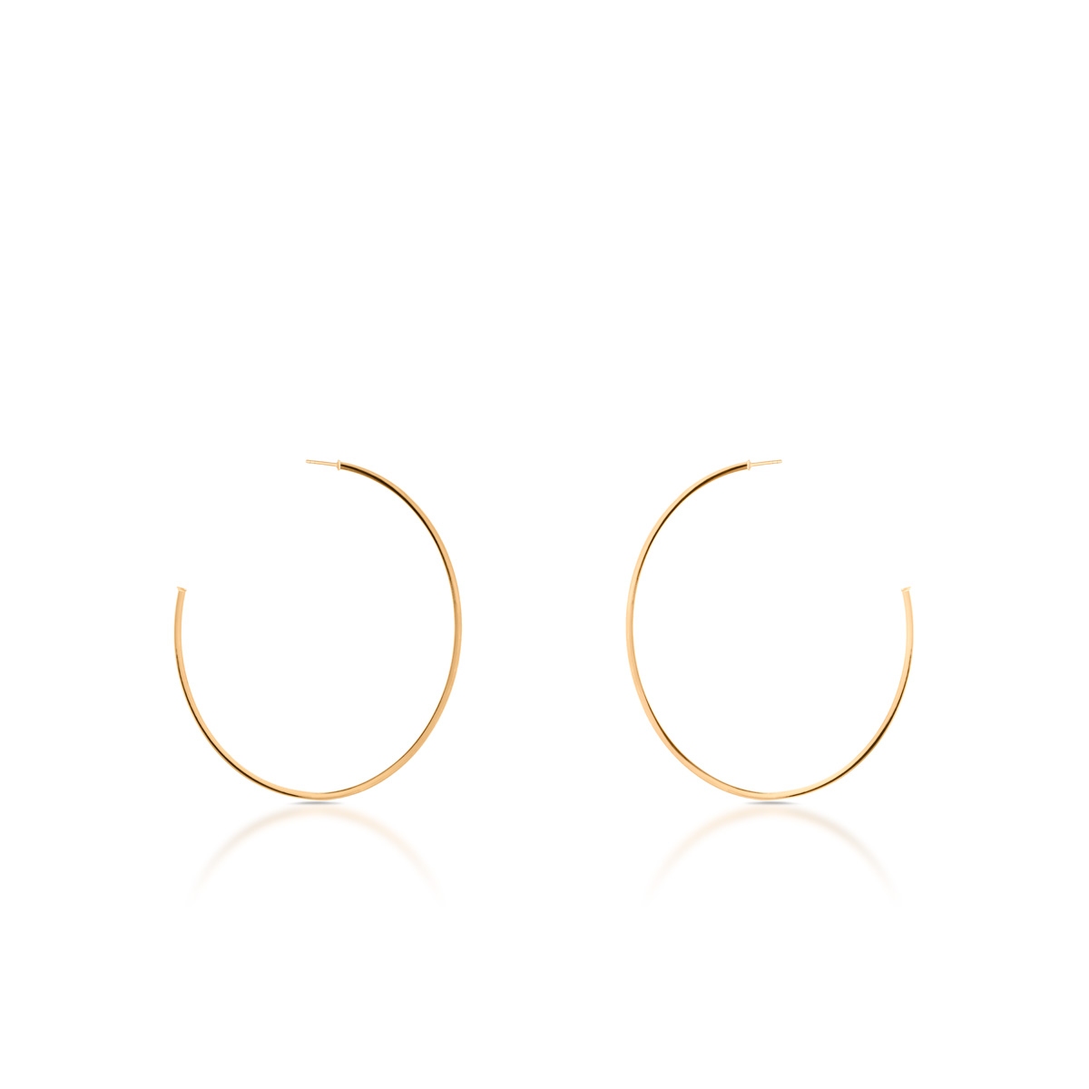 Kolczyki złote półkola