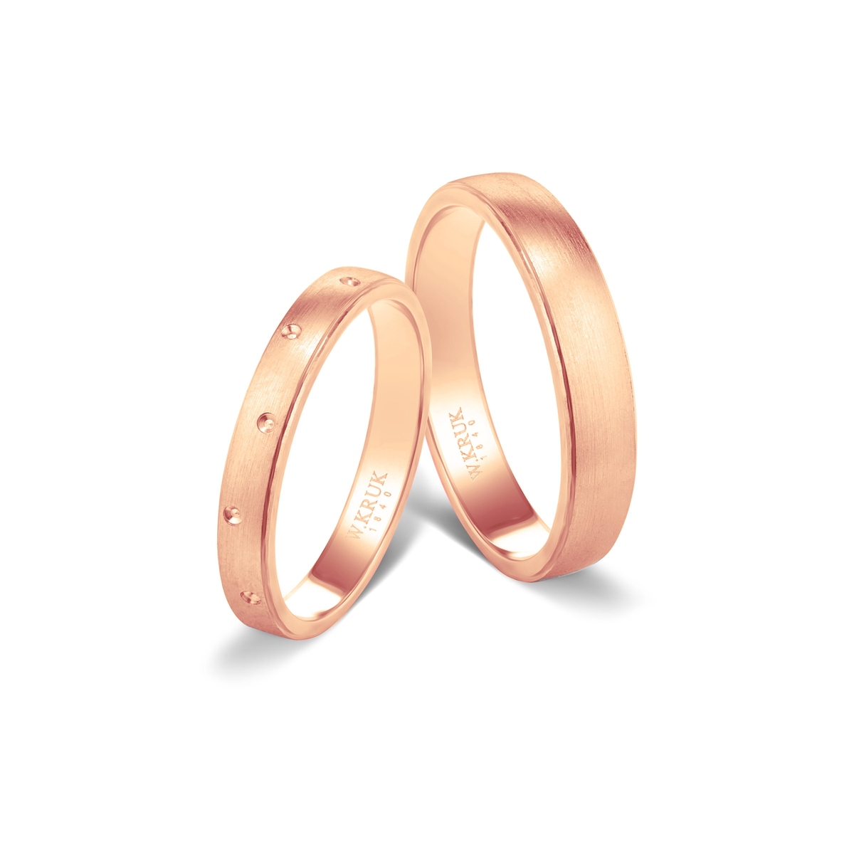 Obrączka złota GRASO