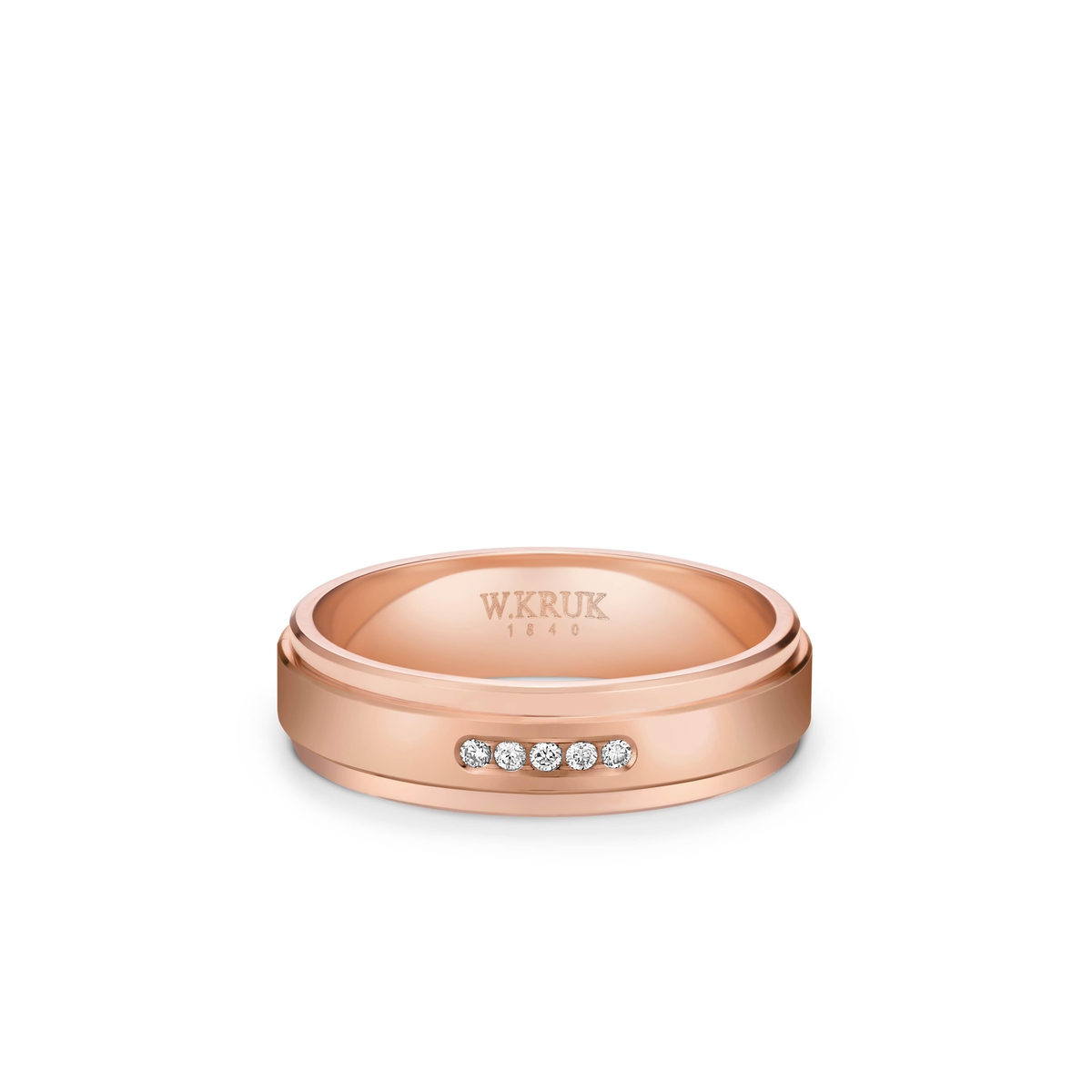 Obrączka złota TOTUS damska