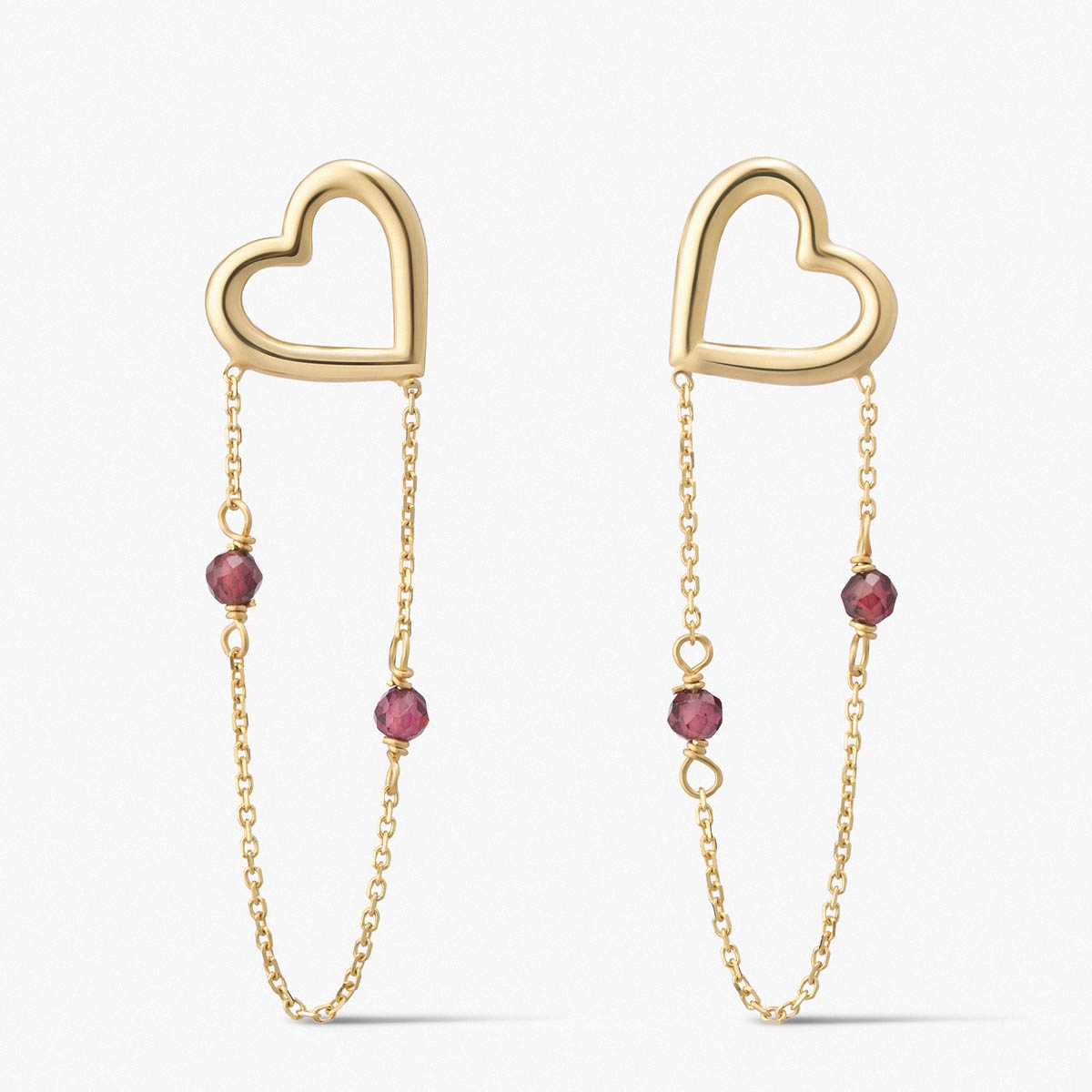 Kolczyki złote Czułość