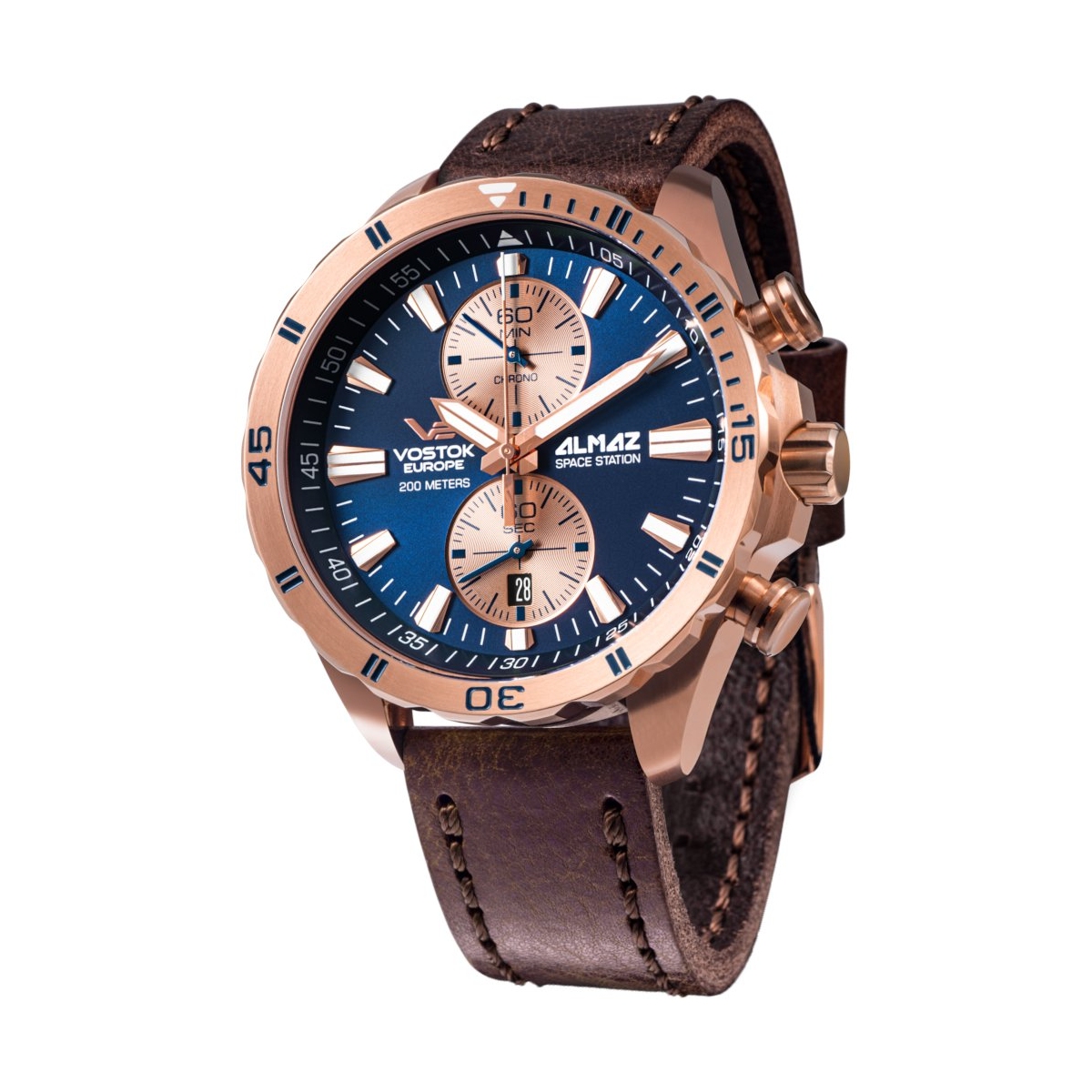 ZEGAREK VOSTOK EUROPE ALMAZ SPACE STATION CHRONO