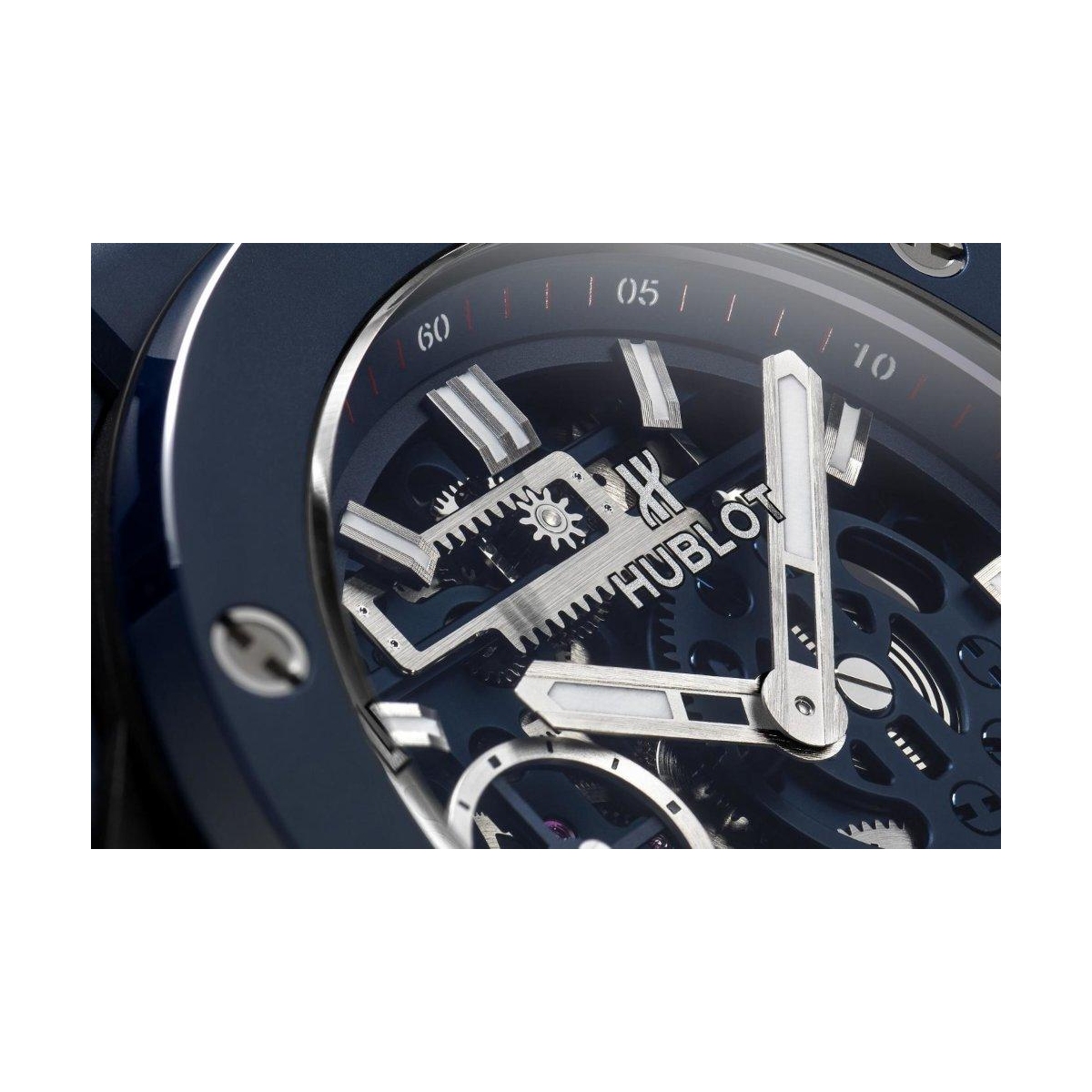 ZEGAREK HUBLOT BIG BANG MECA-10 CERAMIC BLUE