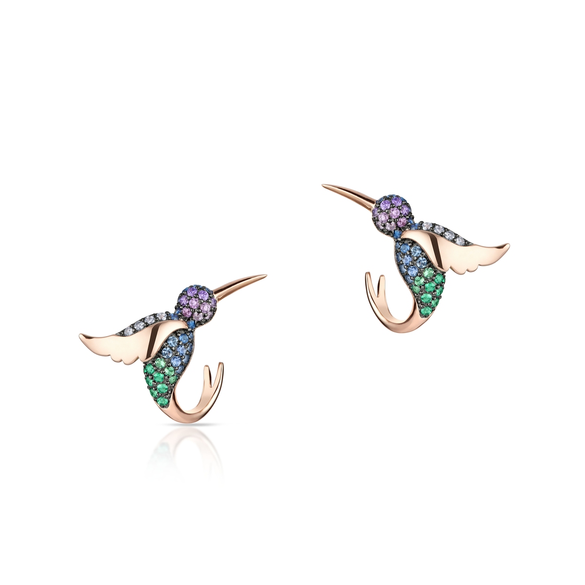 Kolczyki srebrne Preludium