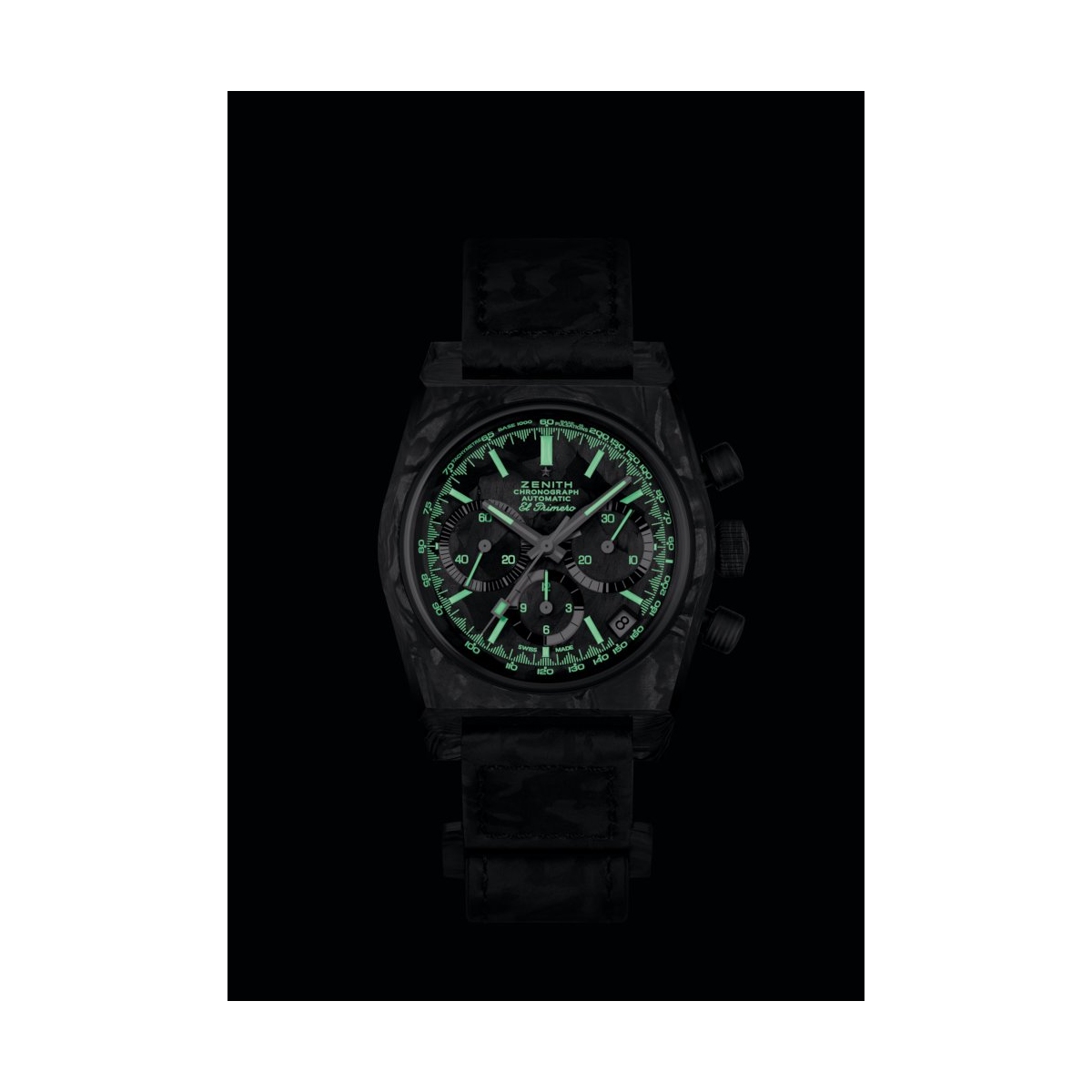 ZEGAREK ZENITH CHRONOMASTER REVIVAL COVER GIRL CARBON LIMITED EDITION