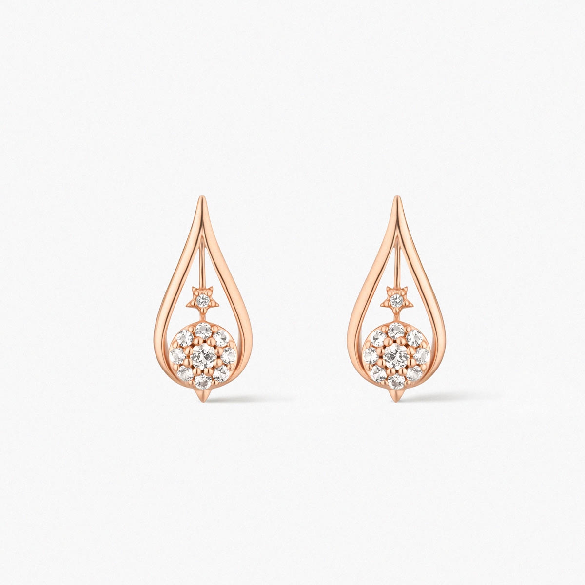 Kolczyki złote Follow