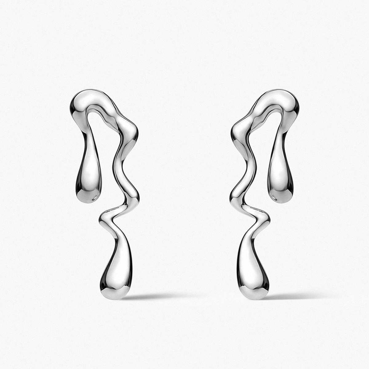 Kolczyki srebrne Modern