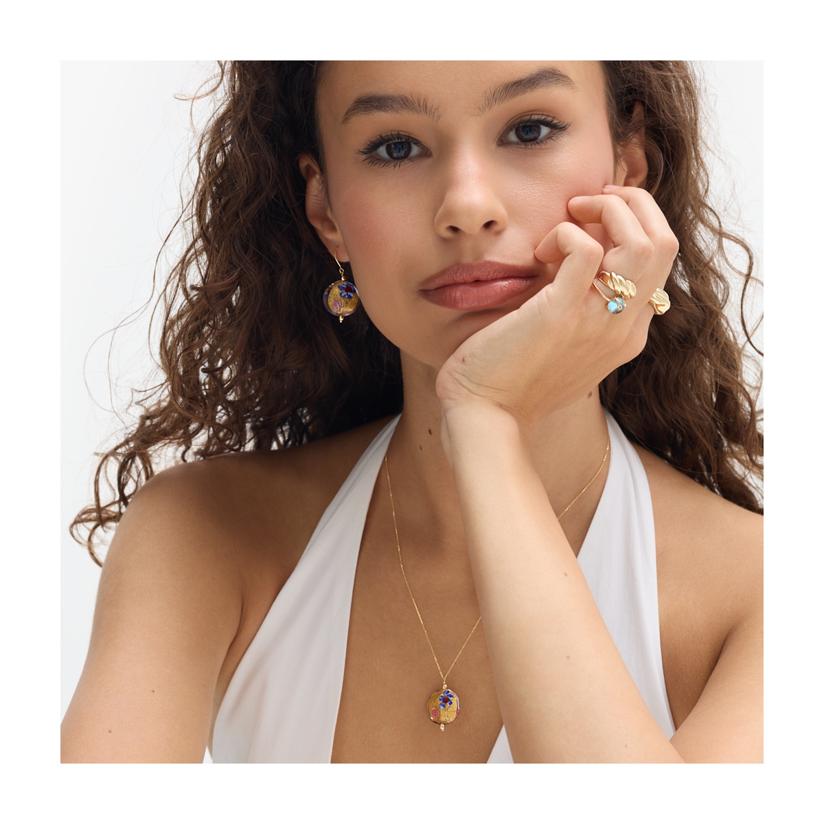 Pierścionek złoty KOI