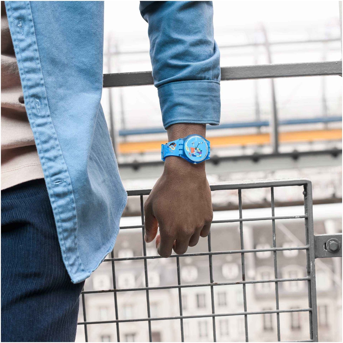 ZEGAREK SWATCH BLUE SKY BY VASSILY KANDINSKY