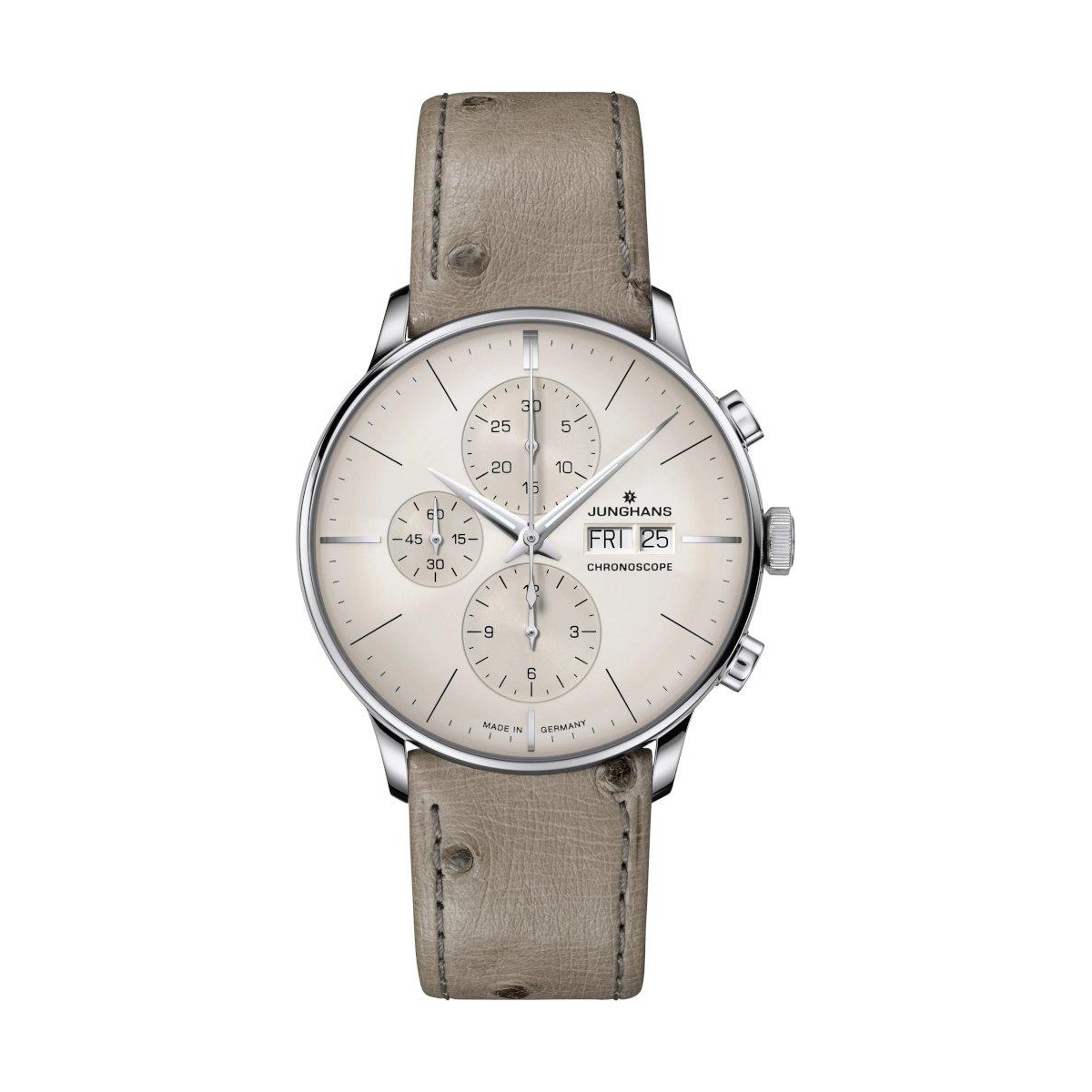 ZEGAREK JUNGHANS MEISTER CHRONOSCOPE DATE ENGLISH