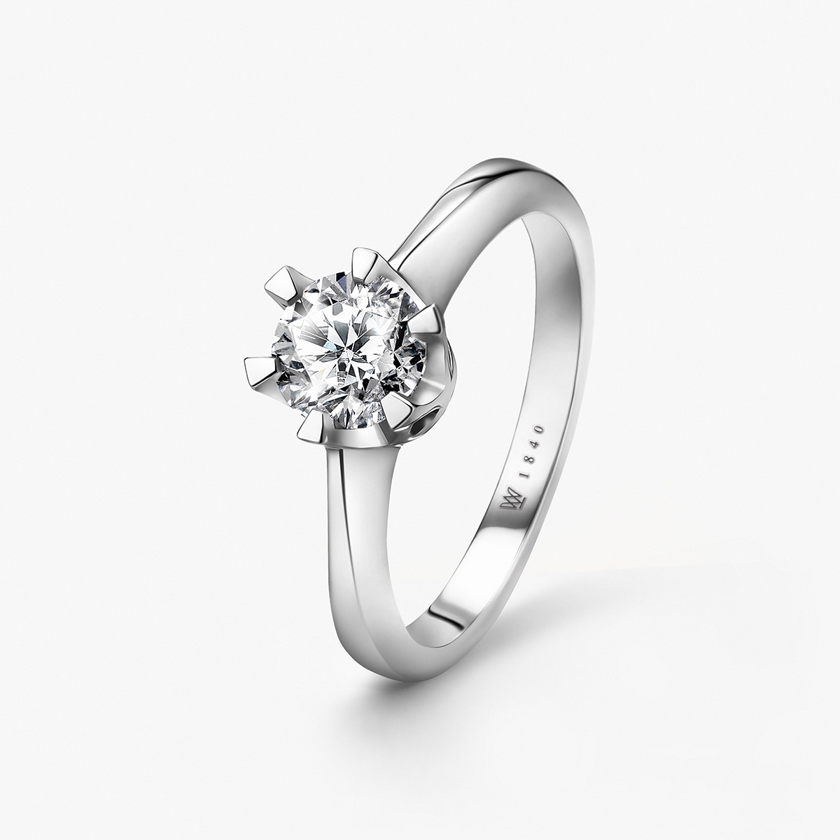 Pierścionek zaręczynowy złoty Jedyny