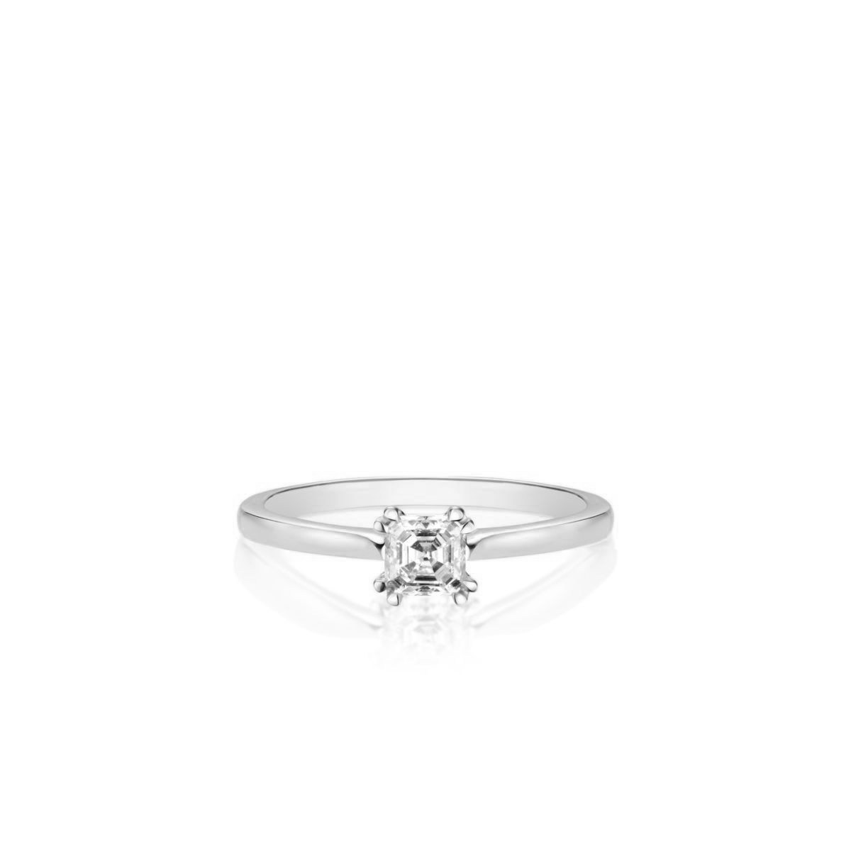 Pierścionek zaręczynowy złoty Królewski