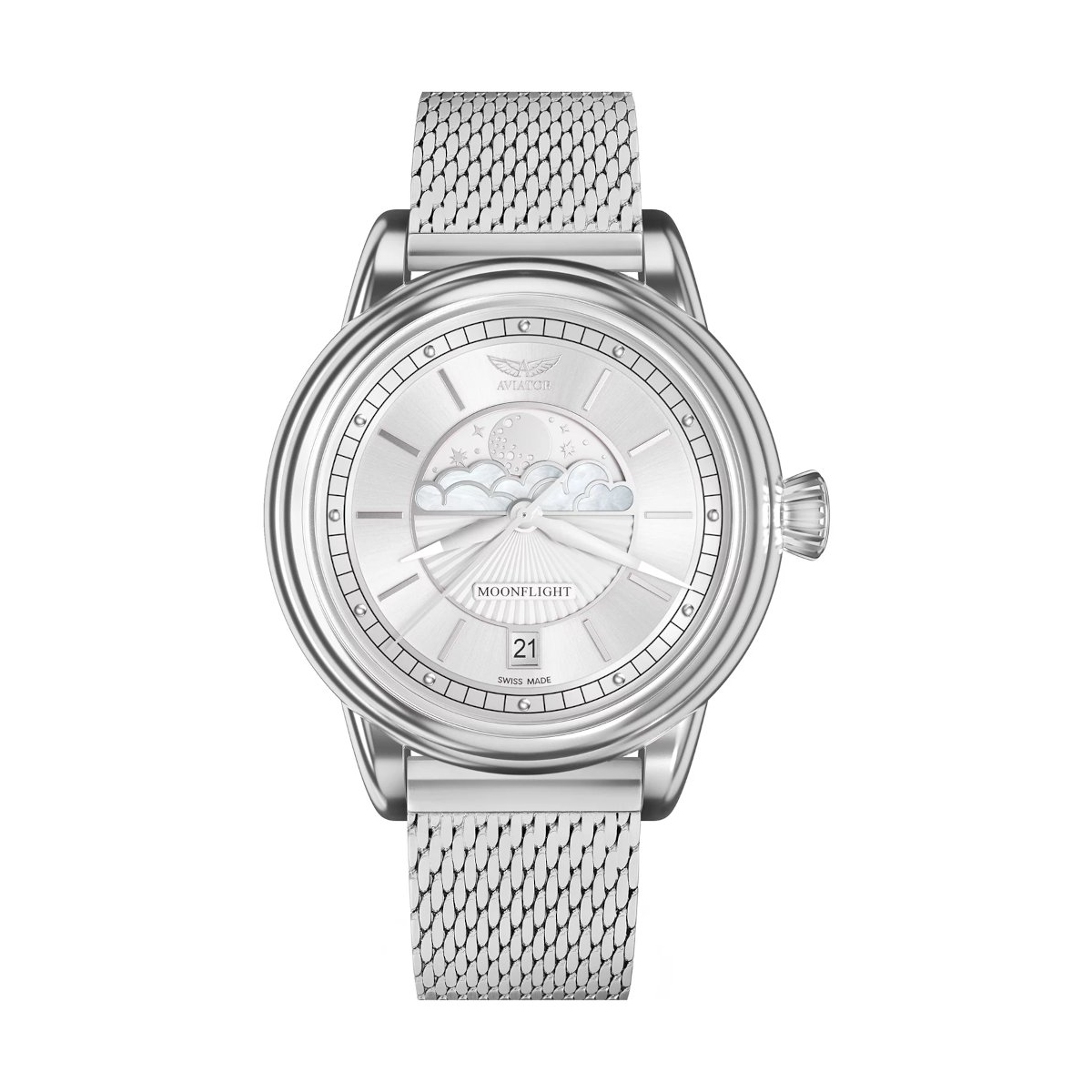 ZEGAREK AVIATOR DOUGLAS MOONFLIGHT