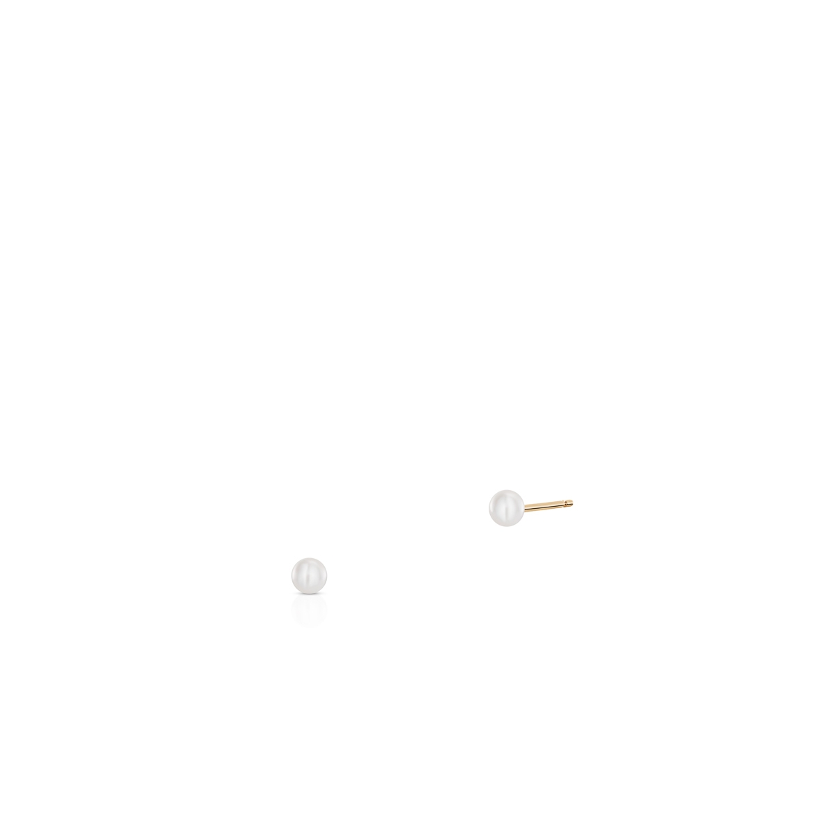 Kolczyki złote z perłami