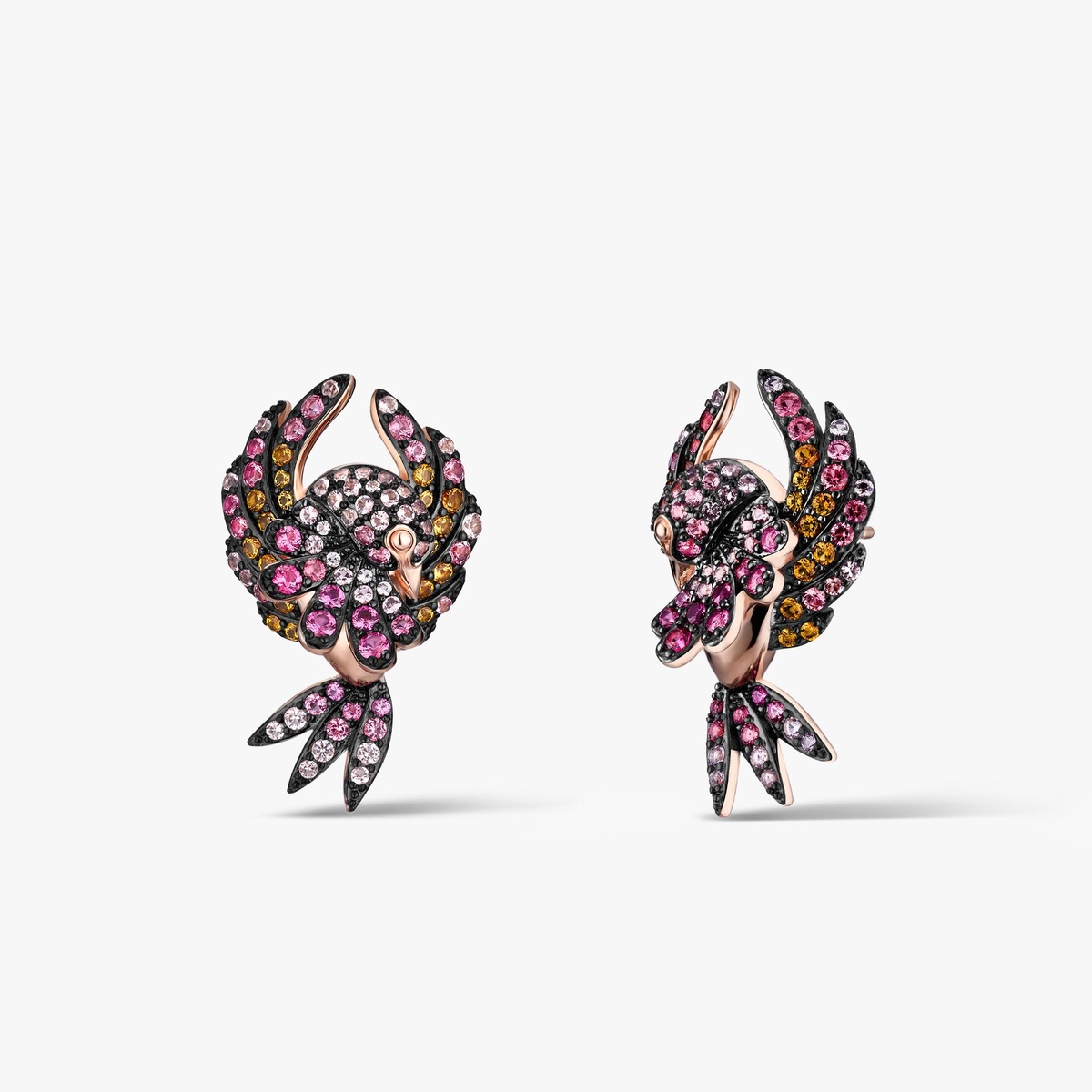 Kolczyki srebrne Preludium Paradise Birds