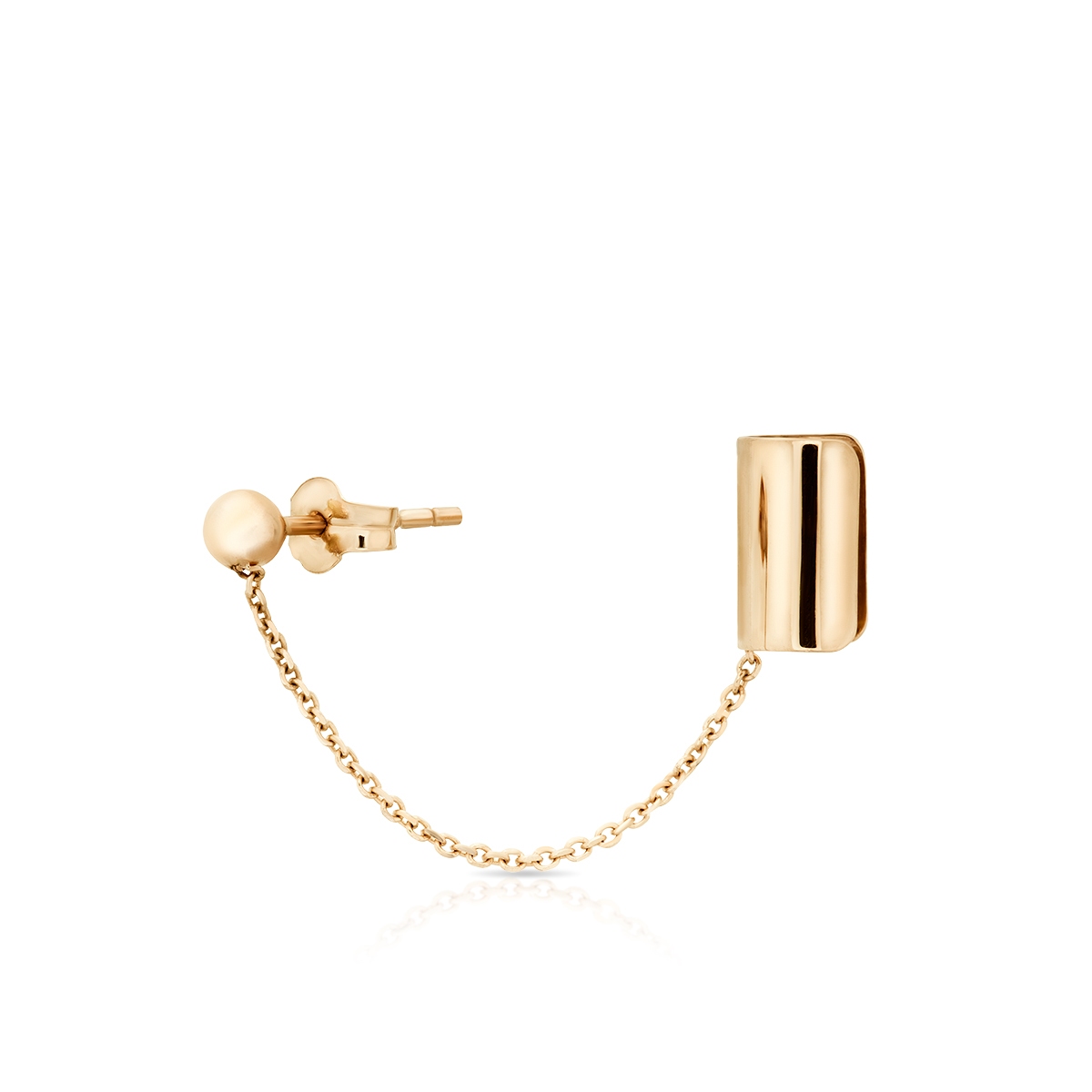 Nausznica złota basic