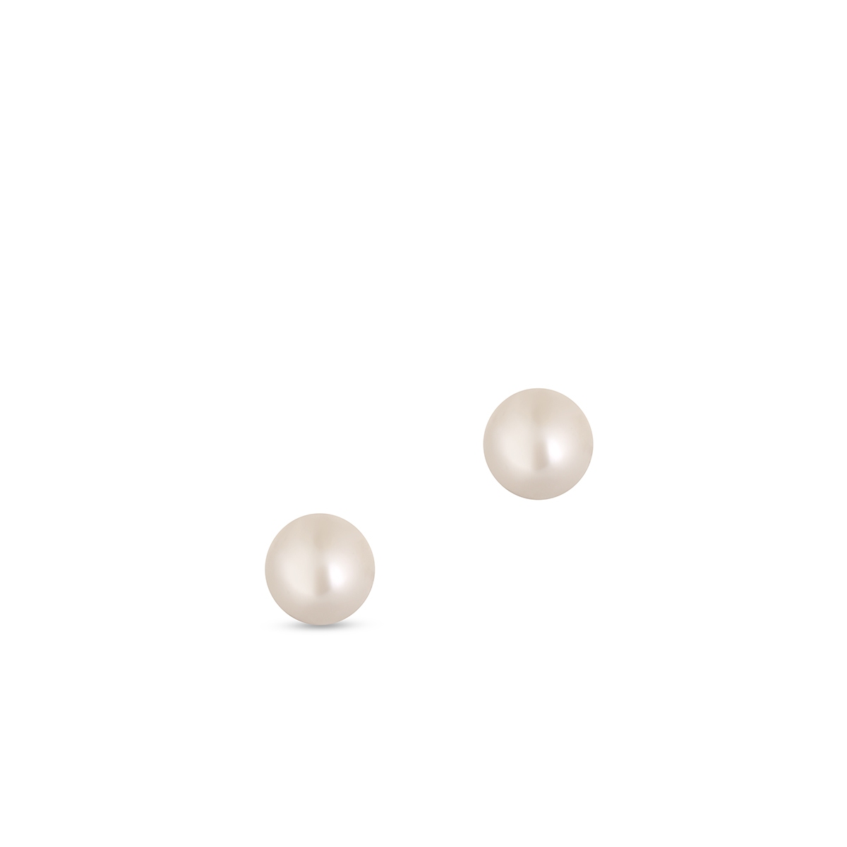 Kolczyki srebrne z perłą