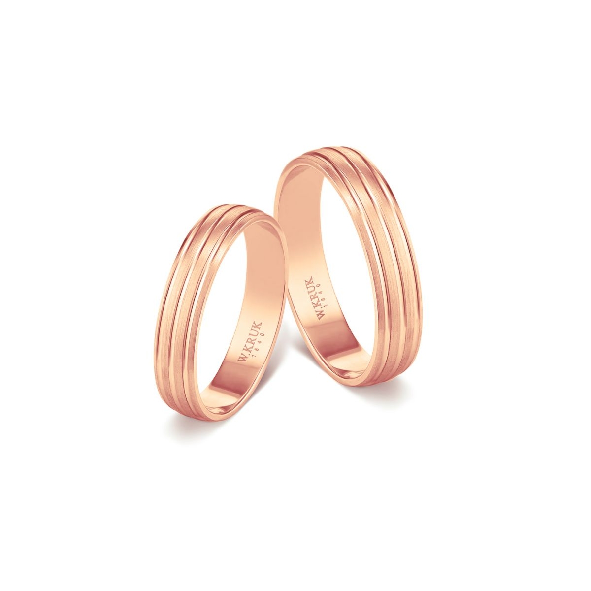 Komplet obrączek złotych PASSIO