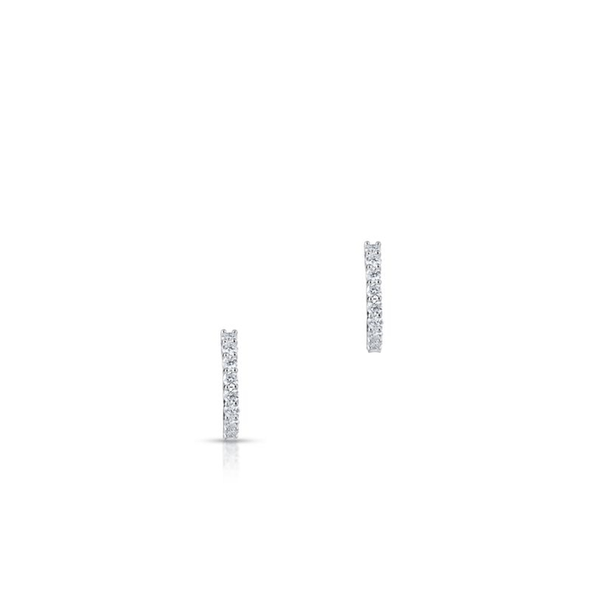 Kolczyki białe złoto z brylantami