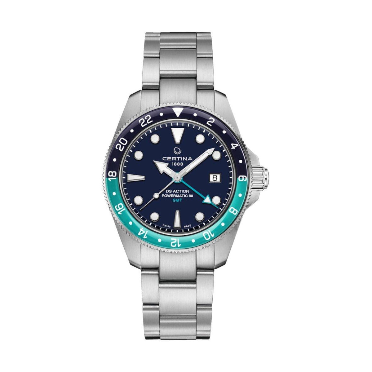 ZEGAREK CERTINA DS ACTION GMT POWERMATIC 80