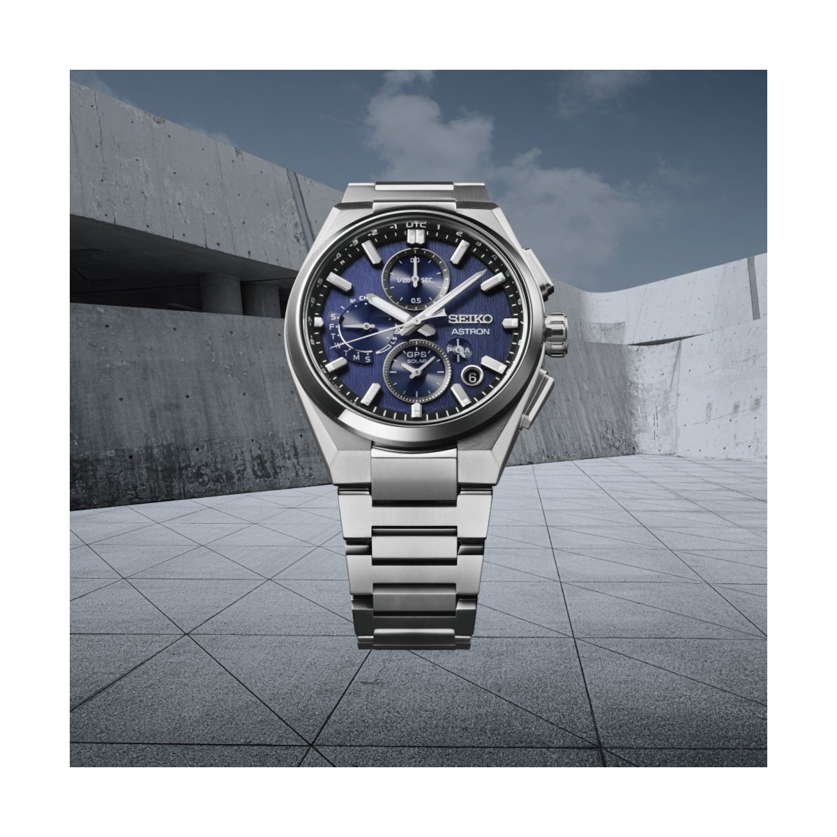 ZEGAREK SEIKO ASTRON GPS Solar 5X Dual-Time Chronograph
